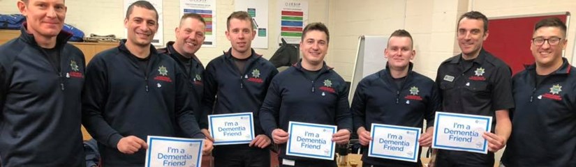 Firefighters trained as Dementia Friends