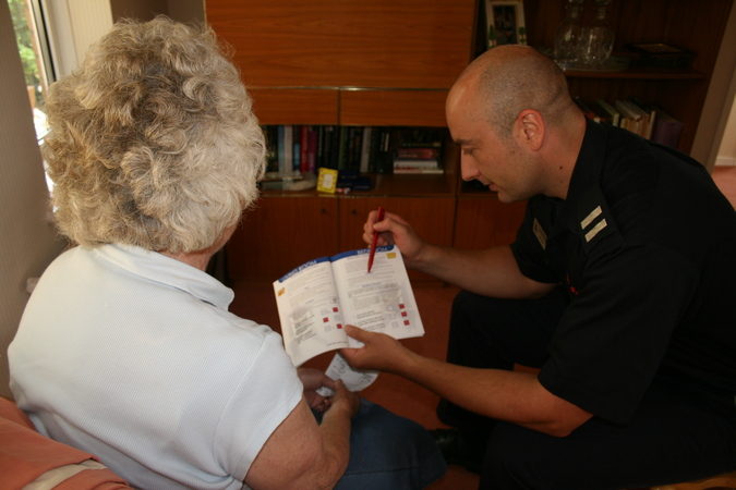 Home fire safety check