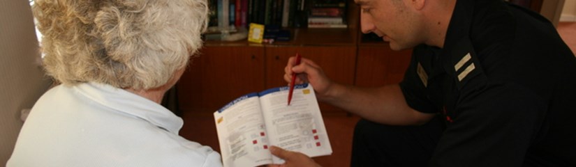 Home fire safety check