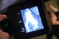 thermal imaging camera in use