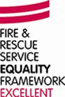 Fire and Rescue Service Equality Framework - rated Excellent