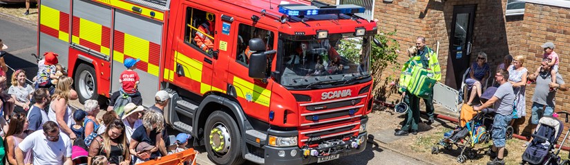 fire engine at open day