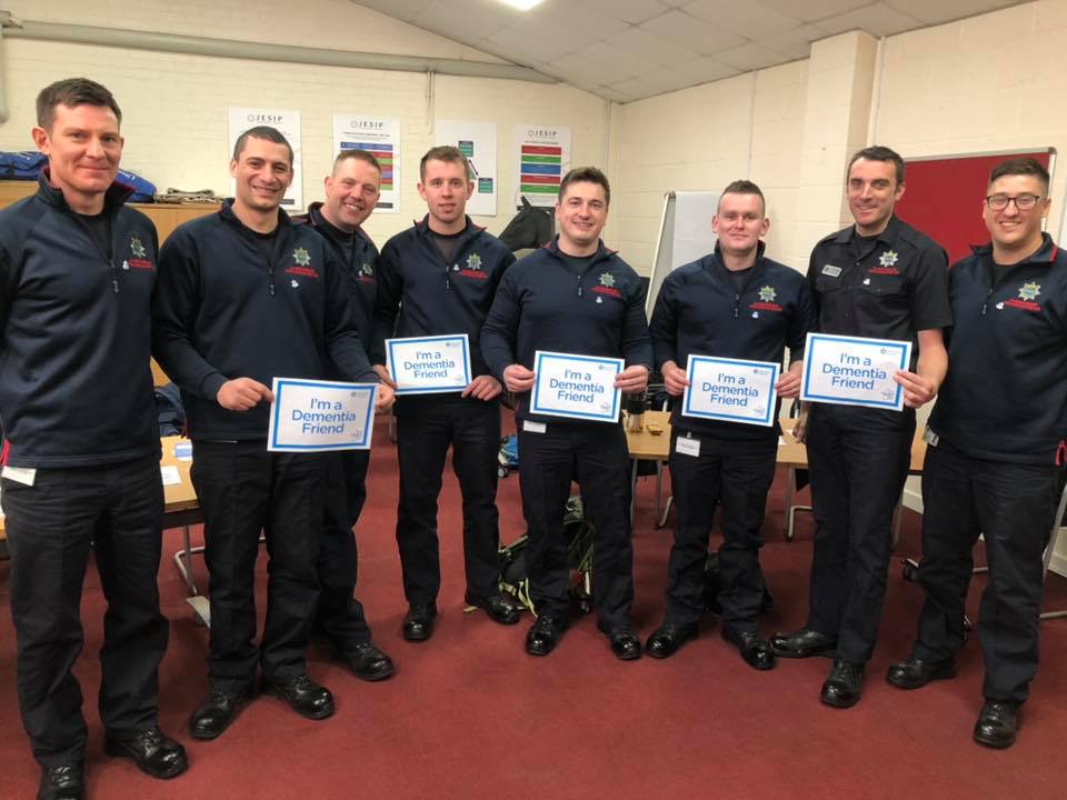 Firefighters trained as Dementia Friends
