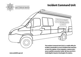 Incident Command Unit to colour in