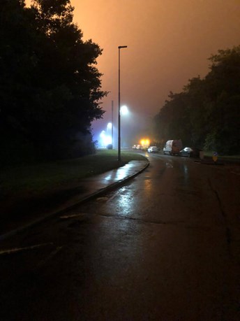 fire in Bretton