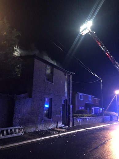 House fire in St Ives
