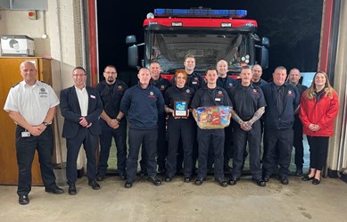 Presentation at Chatteris Fire Station