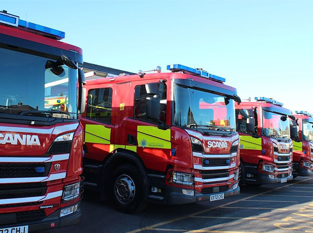 fire engines