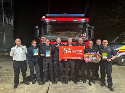 Chatteris firefighters receiving award