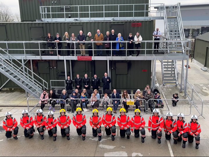 Group photo of recruits, instructors and family and pass out ceremony