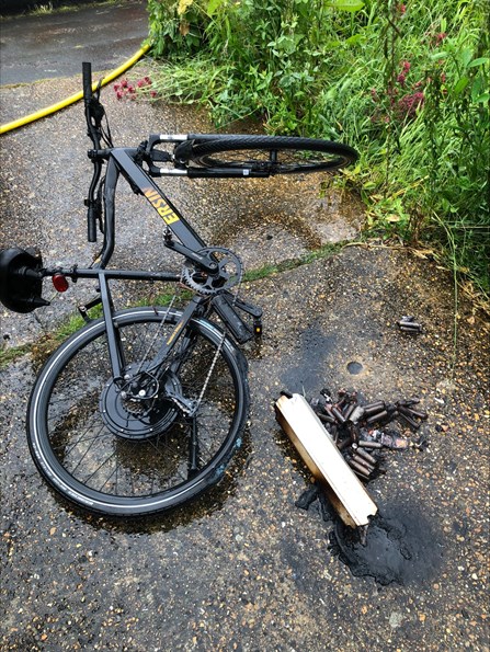 e-bike fire
