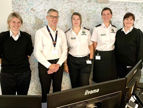 Chief fire officer with Control