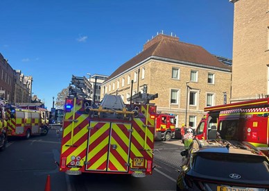Building fire