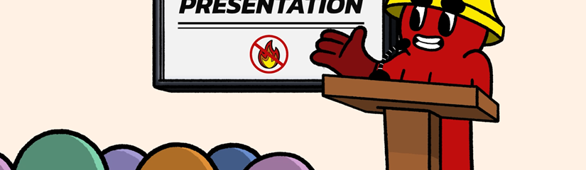Workplace fire safety session animated