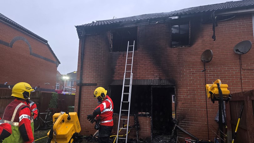 House fire in Wisbech