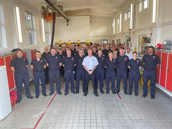 Richard with crew at Soham