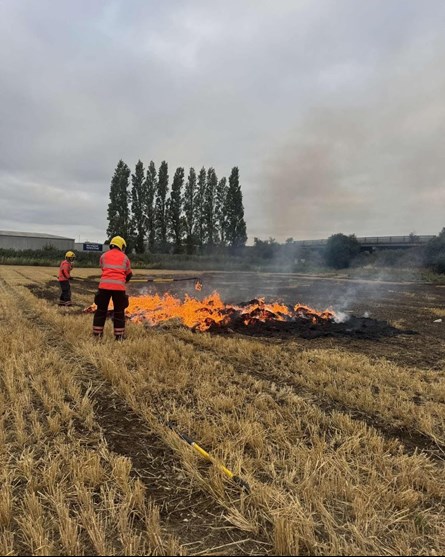 Field fire