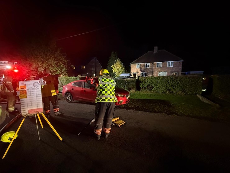 House fire in Steeple Morden
