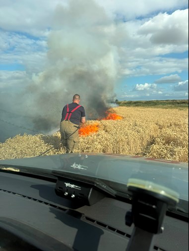Field fire